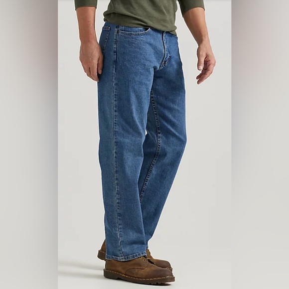 Wrangler Relaxed Fit Mens Blue Denim Jeans Size 28X29 100% Cotton Work Cowboy - Picture 1 of 11